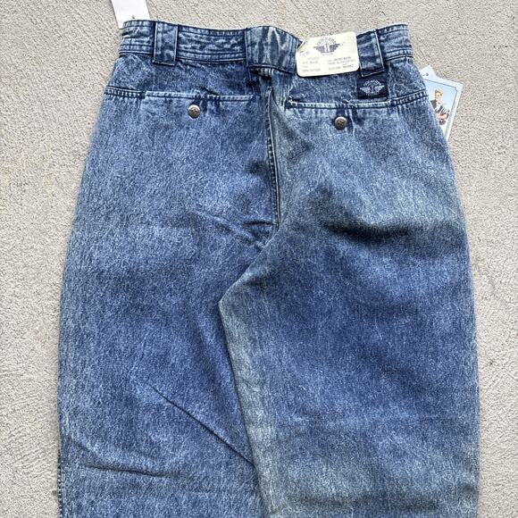 Deadstock 90s Dockers Jeans Men's 30x32 Pleated Denim Levi’s Baggy Acid Vintage - Picture 13 of 16